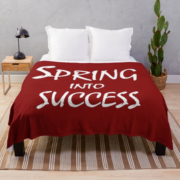 Item preview, Spring Into Success – Motivational Seasonal Growth Quote Design designed and sold by ArtNestVerse.