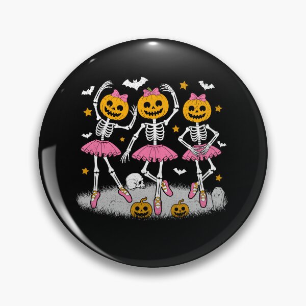 Artikelvorschau, Halloween Ballett Skelett Mädchen Skelett Kürbis Gesicht entworfen und verkauft von KarimSoCute.