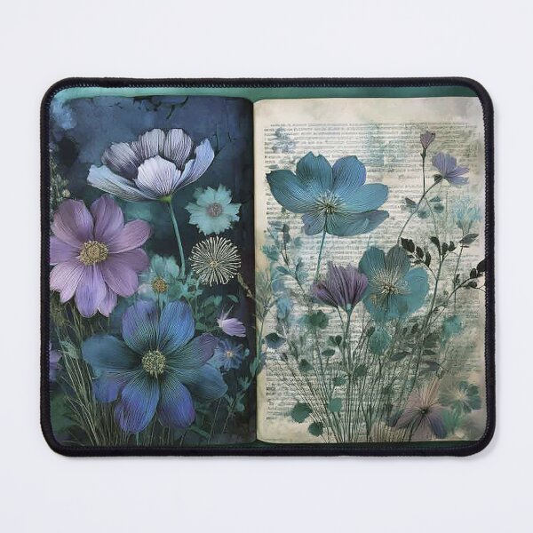 Item preview, Vintage Wild Flower Journal Collection: Blue Meadow designed and sold by J Marielle Designs.