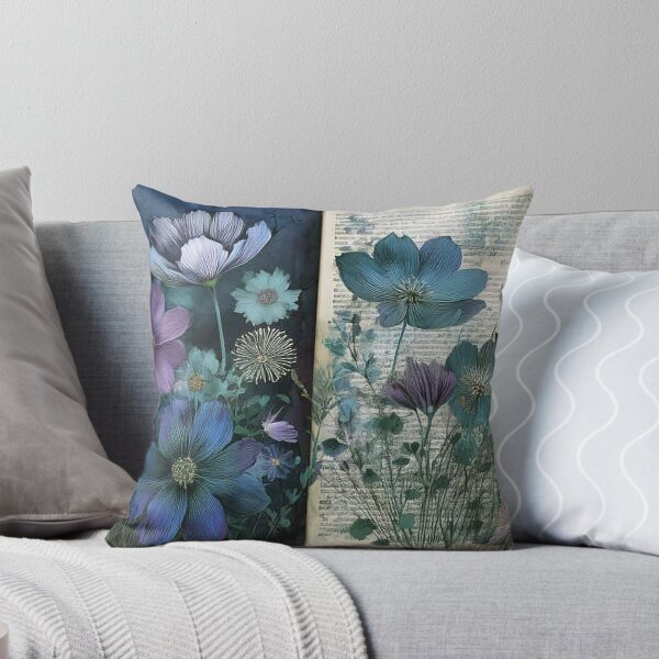 Item preview, Vintage Wild Flower Journal Collection: Blue Meadow designed and sold by J Marielle Designs.