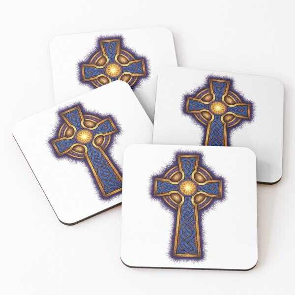 Item preview, Celestial Celtic Knotwork Cross designed and sold by CelticSoulShop.