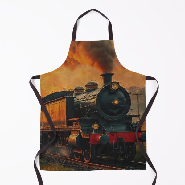 Item preview, Victorian Rail Travel - Steampunk Steam Train designed and sold by NaturePrints.