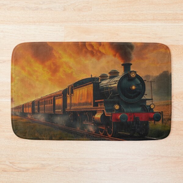 Item preview, Victorian Rail Travel - Steampunk Steam Train designed and sold by NaturePrints.