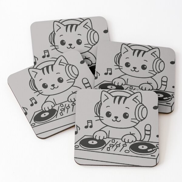 Item preview, Cat DJ designed and sold by Klaerika.