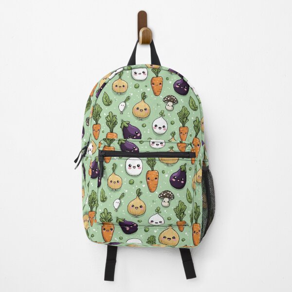 Item preview, Kawaii Vegetable Pattern – Cute smiling vegetable design designed and sold by Meiersbeste.