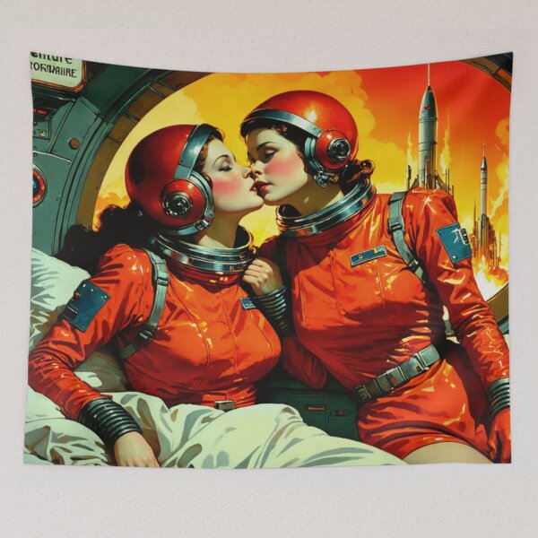 Item preview, The Extraordinary Adventure WLW Sapphic AI Retro designed and sold by NickWhittleArt.
