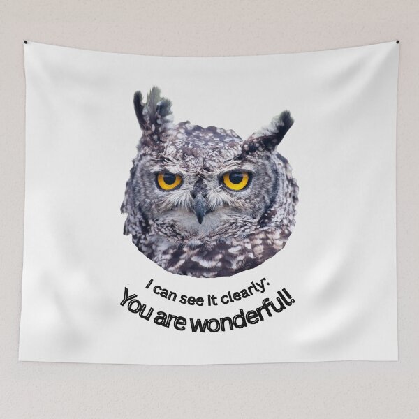 Item preview, Eagle owl look – positive energy designed and sold by Katja LebenFreude.