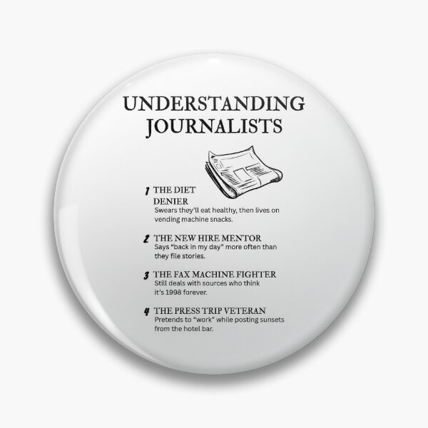 Item preview, Reporter Problems – Funny Journalist Gift Idea designed and sold by PsyFlow35.
