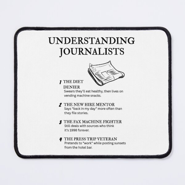 Item preview, Reporter Problems – Funny Journalist Gift Idea designed and sold by PsyFlow35.