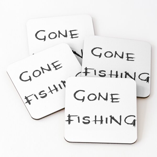 Item preview, Gone Fishing Sign designed and sold by Crap Fairy.