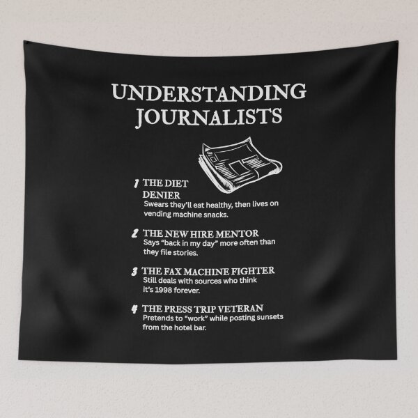 Item preview, Reporter Problems – Funny Journalist Gift Idea – Black designed and sold by PsyFlow35.