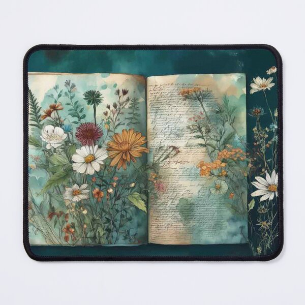 Item preview, Vintage Wild Flower Journal Collection: Daisy Green designed and sold by J Marielle Designs.