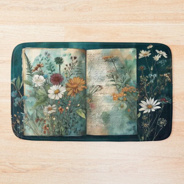 Item preview, Vintage Wild Flower Journal Collection: Daisy Green designed and sold by J Marielle Designs.