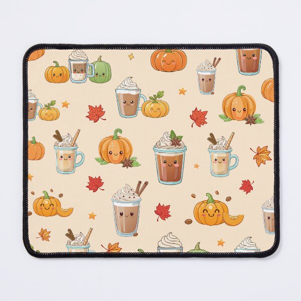 Item preview, Kawaii Pumpkin Spice Pattern | Cute Autumn Coffee Fall Aesthetic Design designed and sold by GrybDesigns.