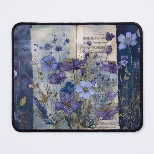 Item preview, Vintage Wild Flower Journal Collection: Midnight designed and sold by J Marielle Designs.