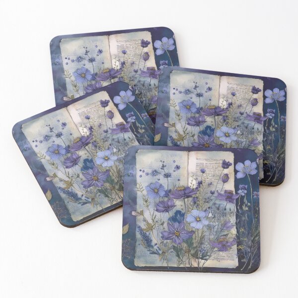 Item preview, Vintage Wild Flower Journal Collection: Midnight designed and sold by J Marielle Designs.