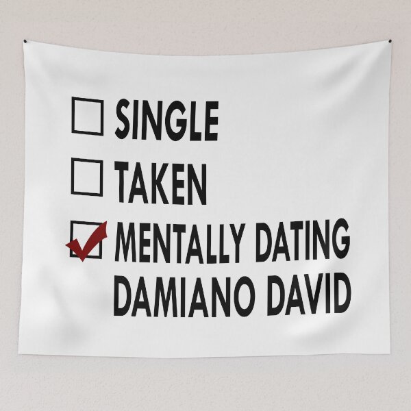 Item preview, Dating Damiano david Black White designed and sold by Sasya.
