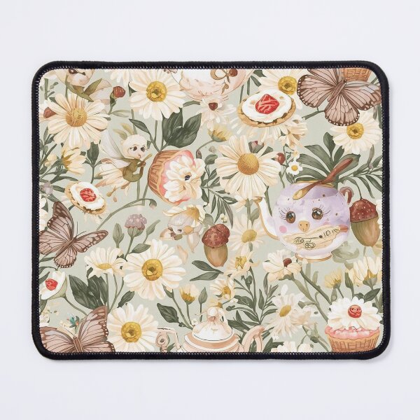 Item preview, Fairy Tea Party – Whimsical Cottagecore Pattern designed and sold by Deezyned.