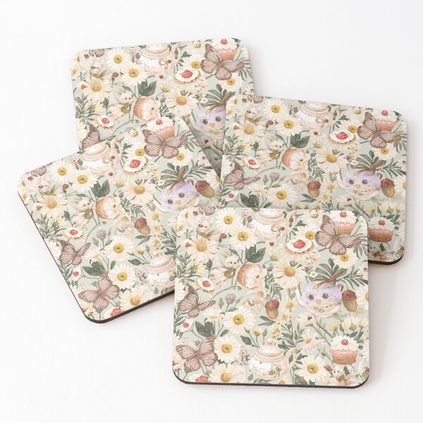 Item preview, Fairy Tea Party – Whimsical Cottagecore Pattern designed and sold by Deezyned.