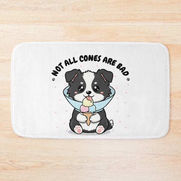 Item preview, Not All Cones Are Bad Border Collie Dog Cone - Funny Ice Cream designed and sold by The Real Life Symphony.