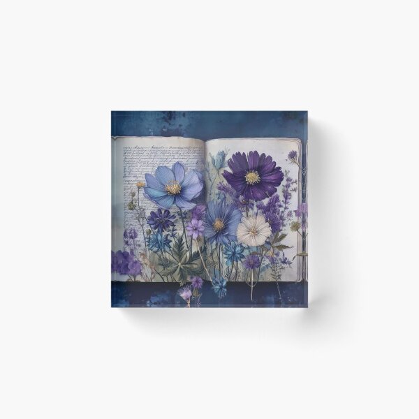 Item preview, Vintage Wild Flower Journal Collection: Purple Twilight designed and sold by J Marielle Designs.