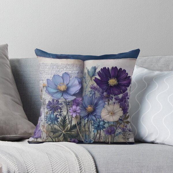 Item preview, Vintage Wild Flower Journal Collection: Purple Twilight designed and sold by J Marielle Designs.