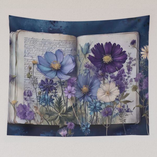 Item preview, Vintage Wild Flower Journal Collection: Purple Twilight designed and sold by J Marielle Designs.