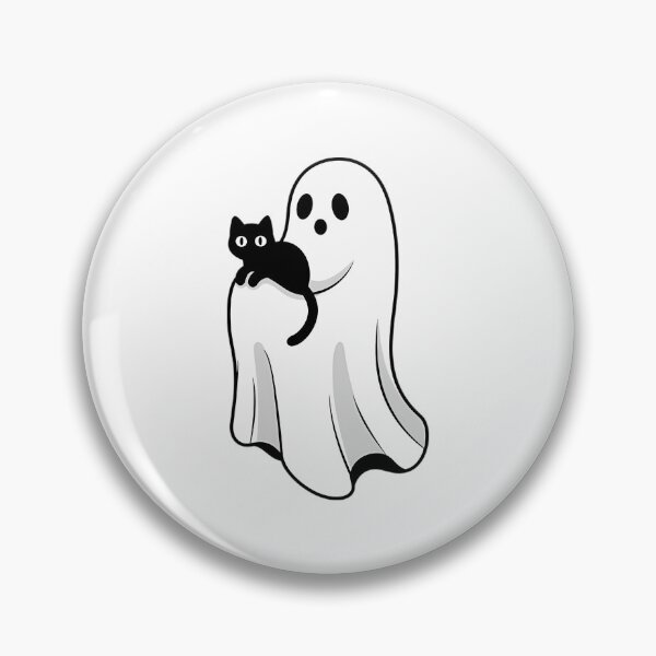 Item preview, Ghost Holding Black Cat designed and sold by Mason-Pride.