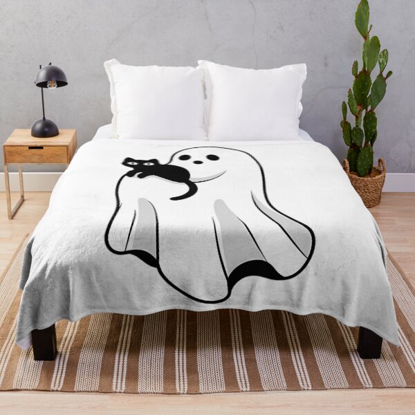 Item preview, Ghost Holding Black Cat designed and sold by Mason-Pride.