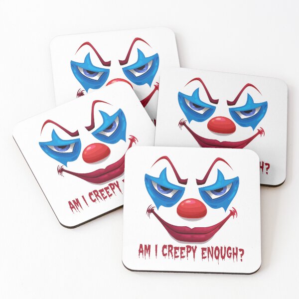 Item preview, Am I Creepy Enough Clown Makeup Design designed and sold by CleanDecor.