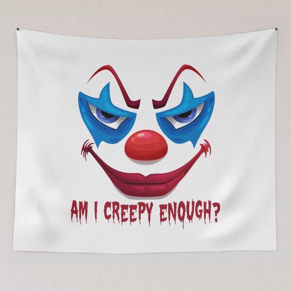 Item preview, Am I Creepy Enough Clown Makeup Design designed and sold by CleanDecor.