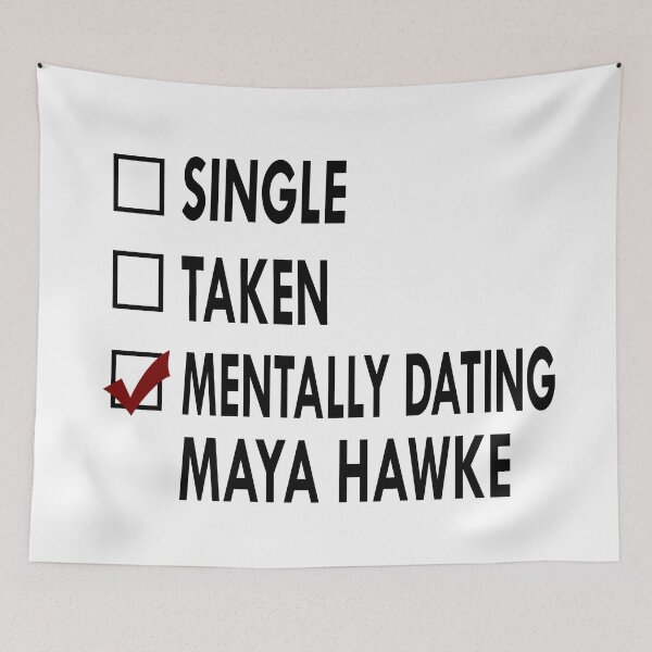 Item preview, Dating maya hawke Black White designed and sold by Sasya.