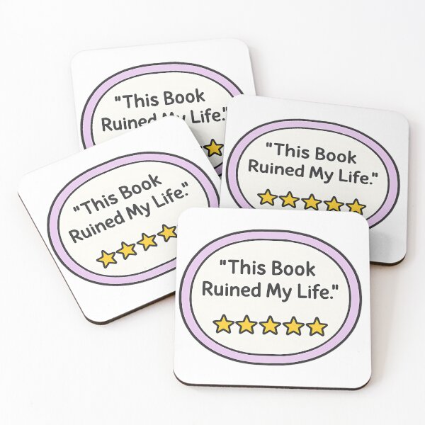 Item preview, This Book Ruined My Life 5 Stars Funny Book Lover designed and sold by Mason-Pride.