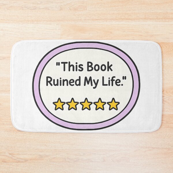 Item preview, This Book Ruined My Life 5 Stars Funny Book Lover designed and sold by Mason-Pride.