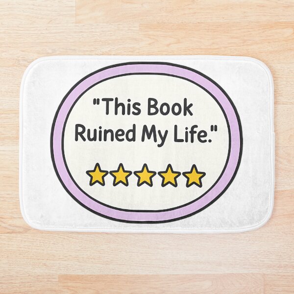 Item preview, This Book Ruined My Life 5 Stars Funny Book Lover designed and sold by Mason-Pride.
