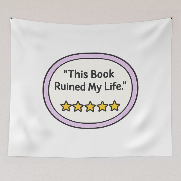 Item preview, This Book Ruined My Life 5 Stars Funny Book Lover designed and sold by Mason-Pride.