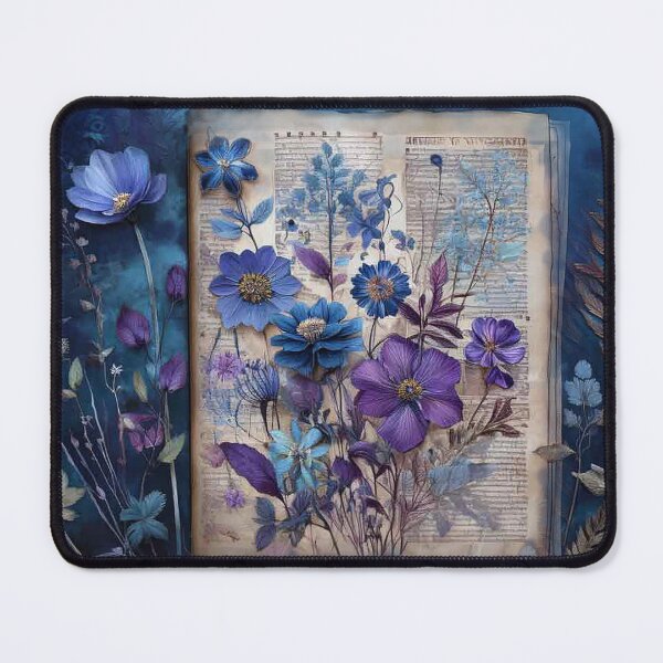 Item preview, Vintage Wild Flower Journal Collection: Blue Dawn designed and sold by J Marielle Designs.