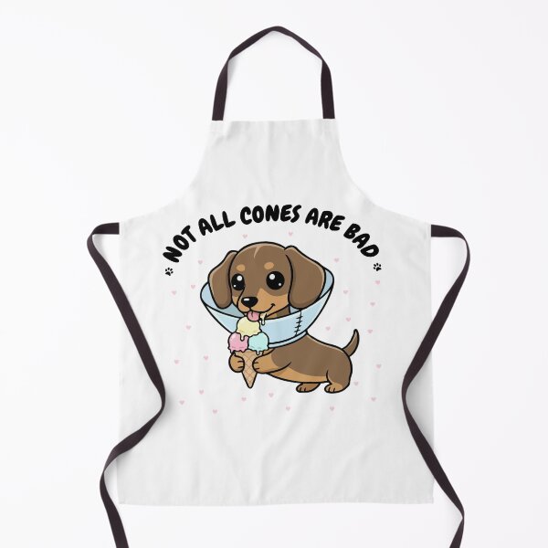Item preview, Not All Cones Are Bad Dachshund Dog Cone - Funny Ice Cream designed and sold by The Real Life Symphony.