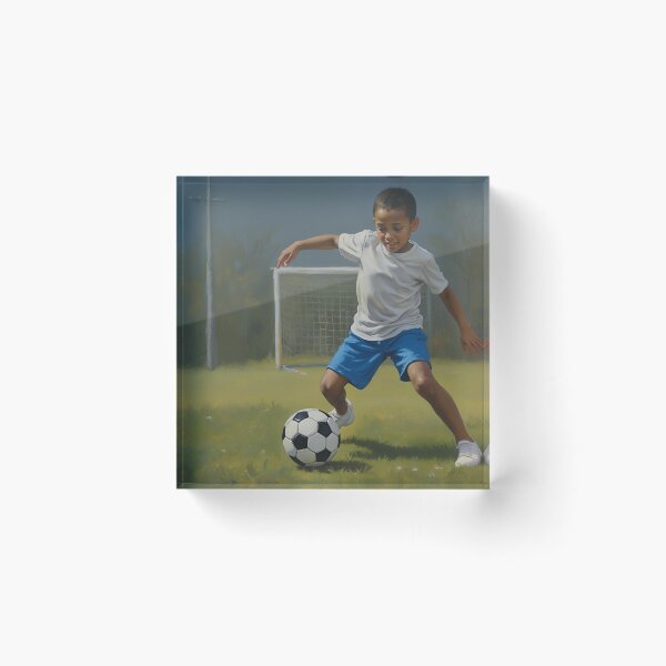 Item preview, Boy playing soccer designed and sold by sid1802.