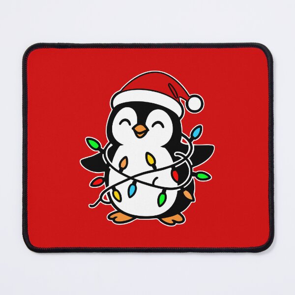 Item preview, Christmas Penguin with Lights designed and sold by ArtFactoryAI.