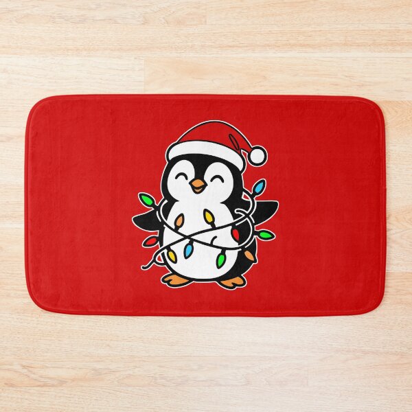 Item preview, Christmas Penguin with Lights designed and sold by ArtFactoryAI.