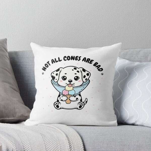 Item preview, Not All Cones Are Bad Dalmatian Dog Cone - Funny Ice Cream designed and sold by The Real Life Symphony.