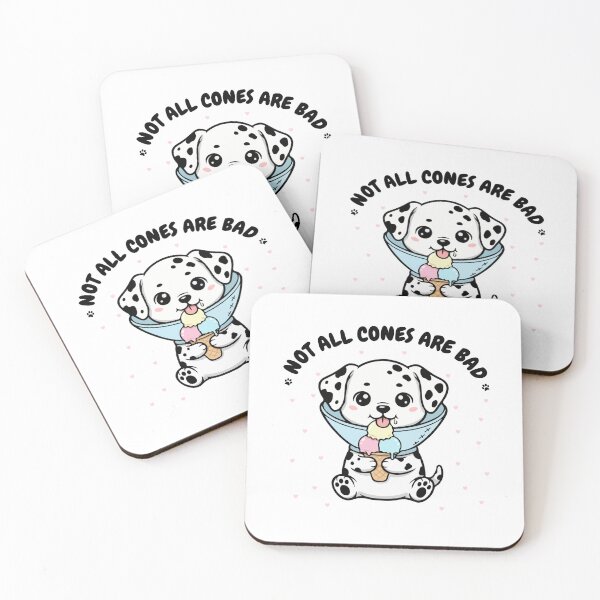 Item preview, Not All Cones Are Bad Dalmatian Dog Cone - Funny Ice Cream designed and sold by The Real Life Symphony.