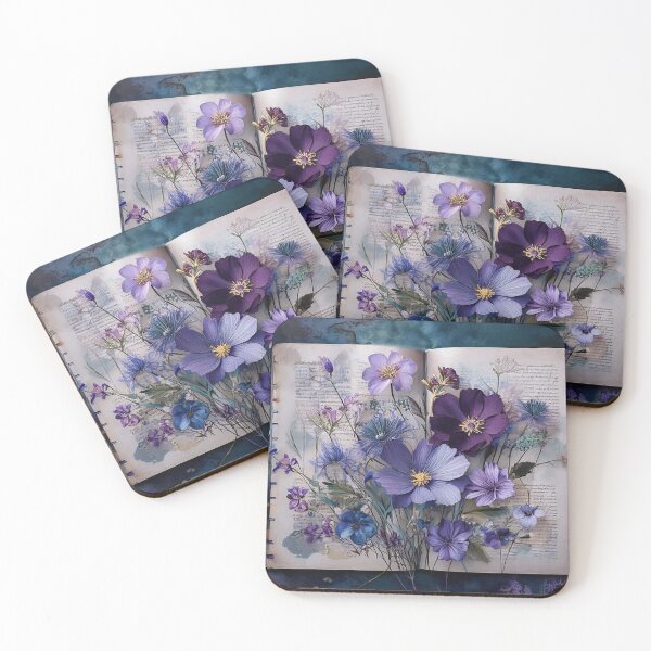 Item preview, Vintage Wild Flower Journal Collection: Meadow Flowers designed and sold by J Marielle Designs.