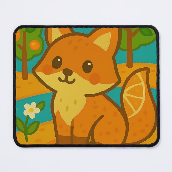 Item preview, Orange Fox in the Citrus Grove designed and sold by Whiskers&Waffles.