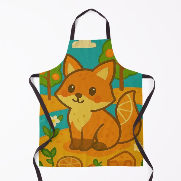 Item preview, Orange Fox in the Citrus Grove designed and sold by Whiskers&Waffles.