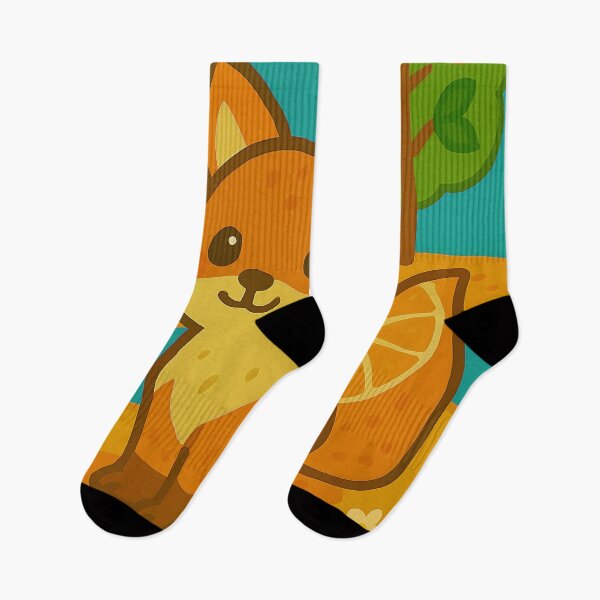 Item preview, Orange Fox in the Citrus Grove designed and sold by Whiskers&Waffles.