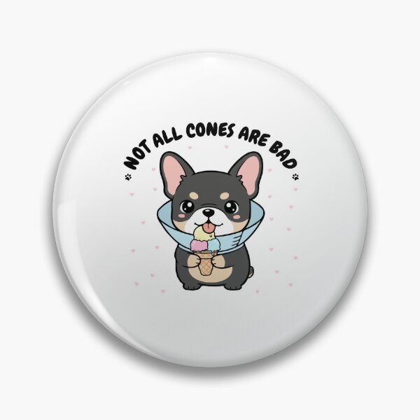 Item preview, Not All Cones Are Bad French Bulldog Dog Cone - Funny Ice Cream designed and sold by The Real Life Symphony.