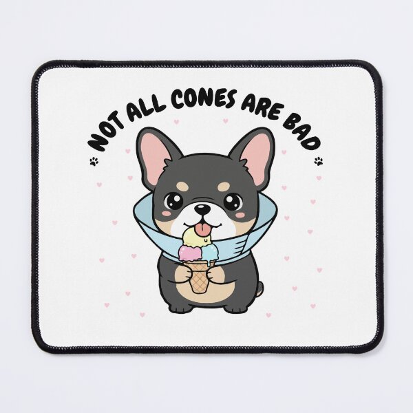 Item preview, Not All Cones Are Bad French Bulldog Dog Cone - Funny Ice Cream designed and sold by The Real Life Symphony.
