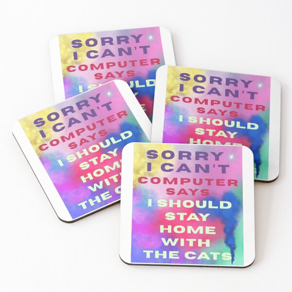 Item preview, computer says no but cats are cool designed and sold by HowAboutTee.
